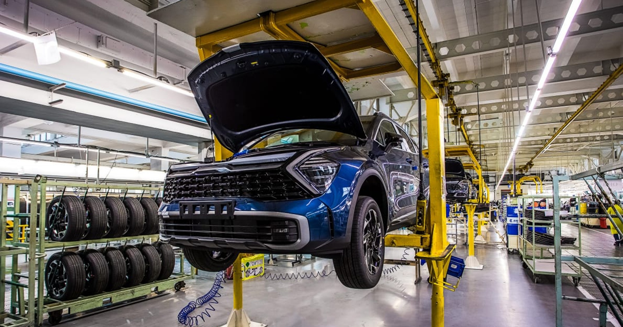 Fabryka Avtotor wytwarza różne modele Hyundai, Genesis, KIA i BMW