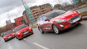 Porównanie kompaktowych kombi -  Ford Focus kontra Kia Ceed i Seat Leon