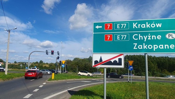 W Myślenicach powstanie nowy węzeł. Ma ułatwić wjazd na zakopiankę