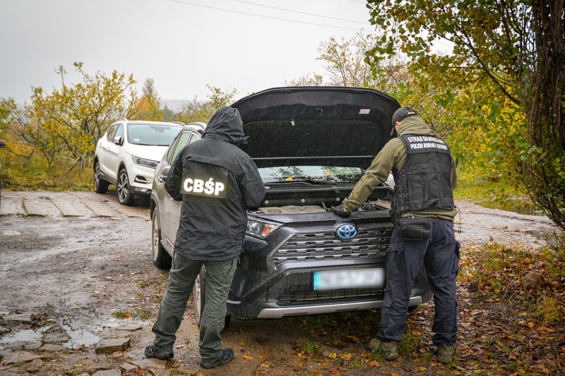 Toyoty RAV4 to jeden z częściej odzyskiwanych przez Straż Graniczną modeli