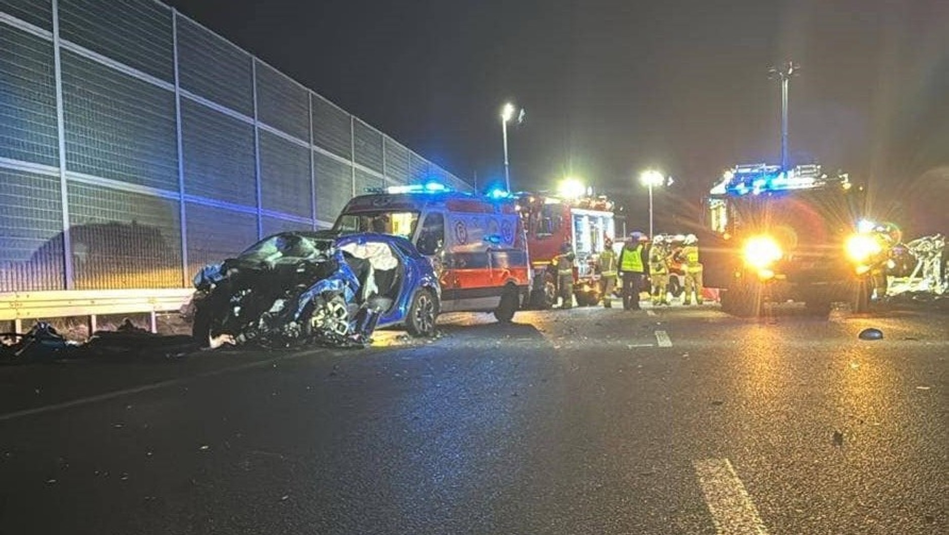 Autostrada A2 była przez kilka godzin nieprzejezdna