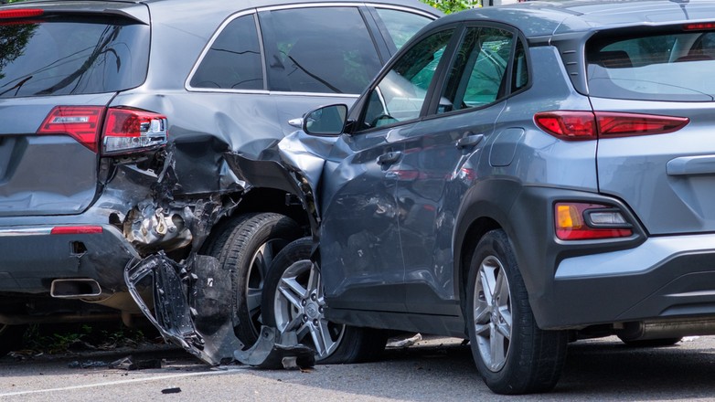 Wypadek stłuczka samochód zastępczy