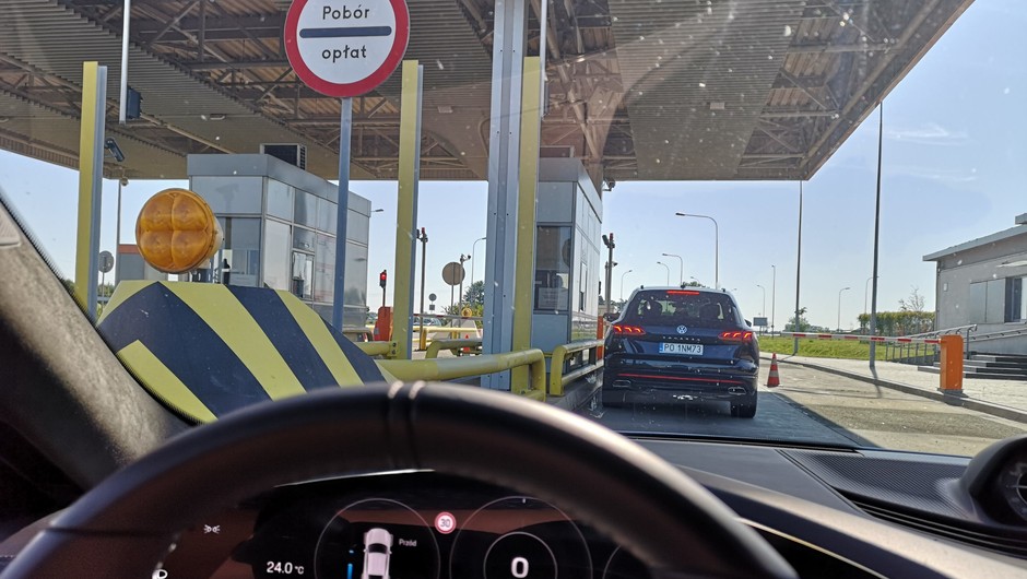 Pobór opłat na autostradzie