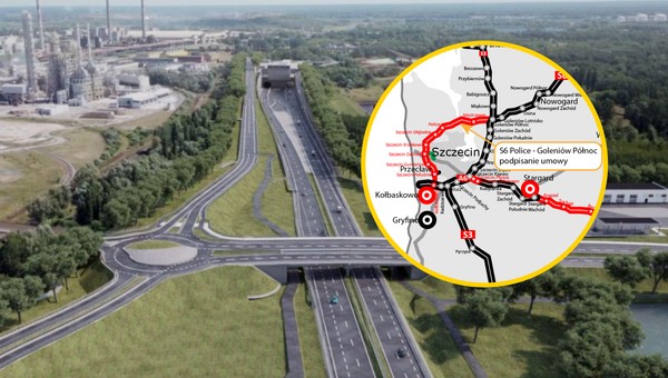 Wybudują najdłuższy tunel w Polsce. Nowy odcinek S6 pod Szczecinem