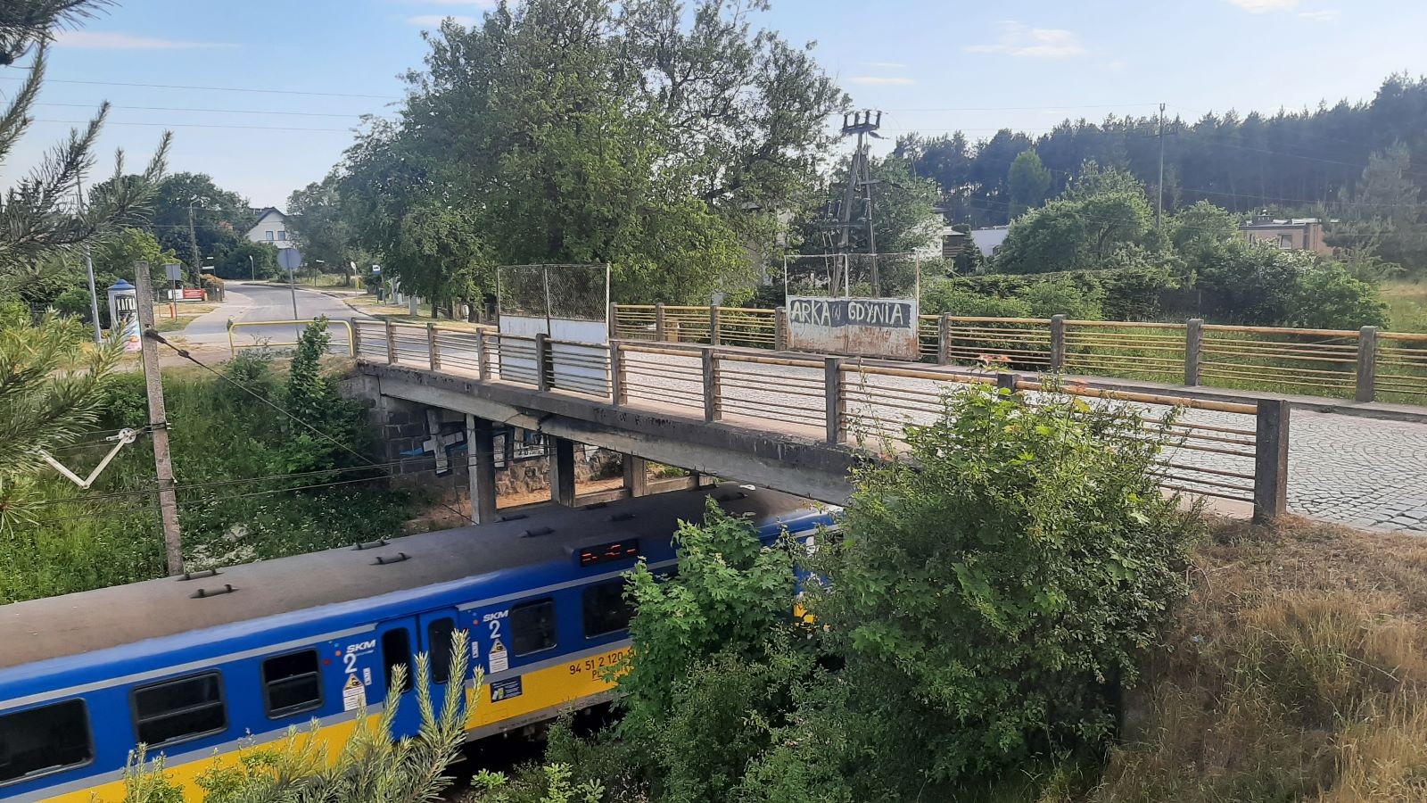 Wiadukt przy ul. Strzebielińskiej w Luzinie