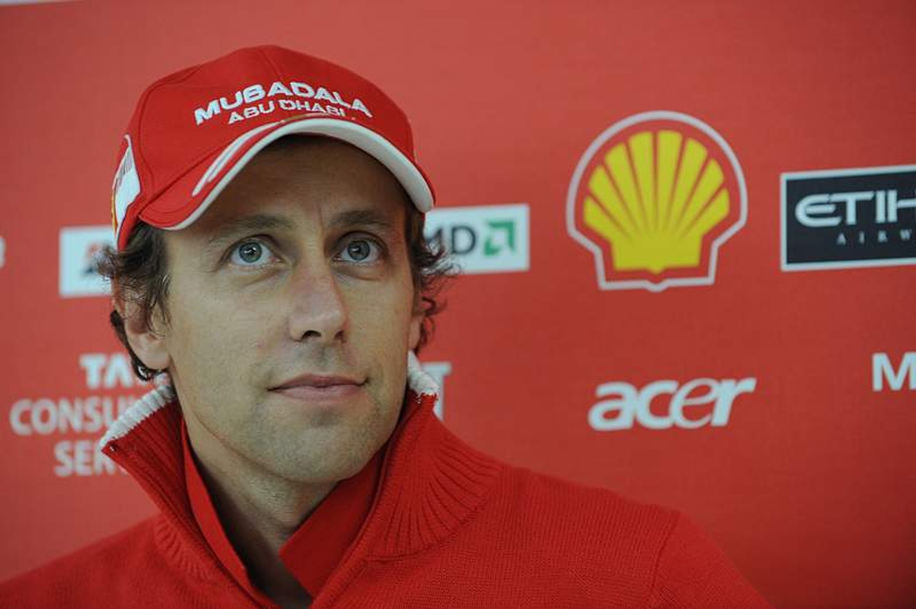 Grand Prix Belgii 2009: dwie gwiazdy wyścigu - Raikkonen i Fisichella (fotogaleria)