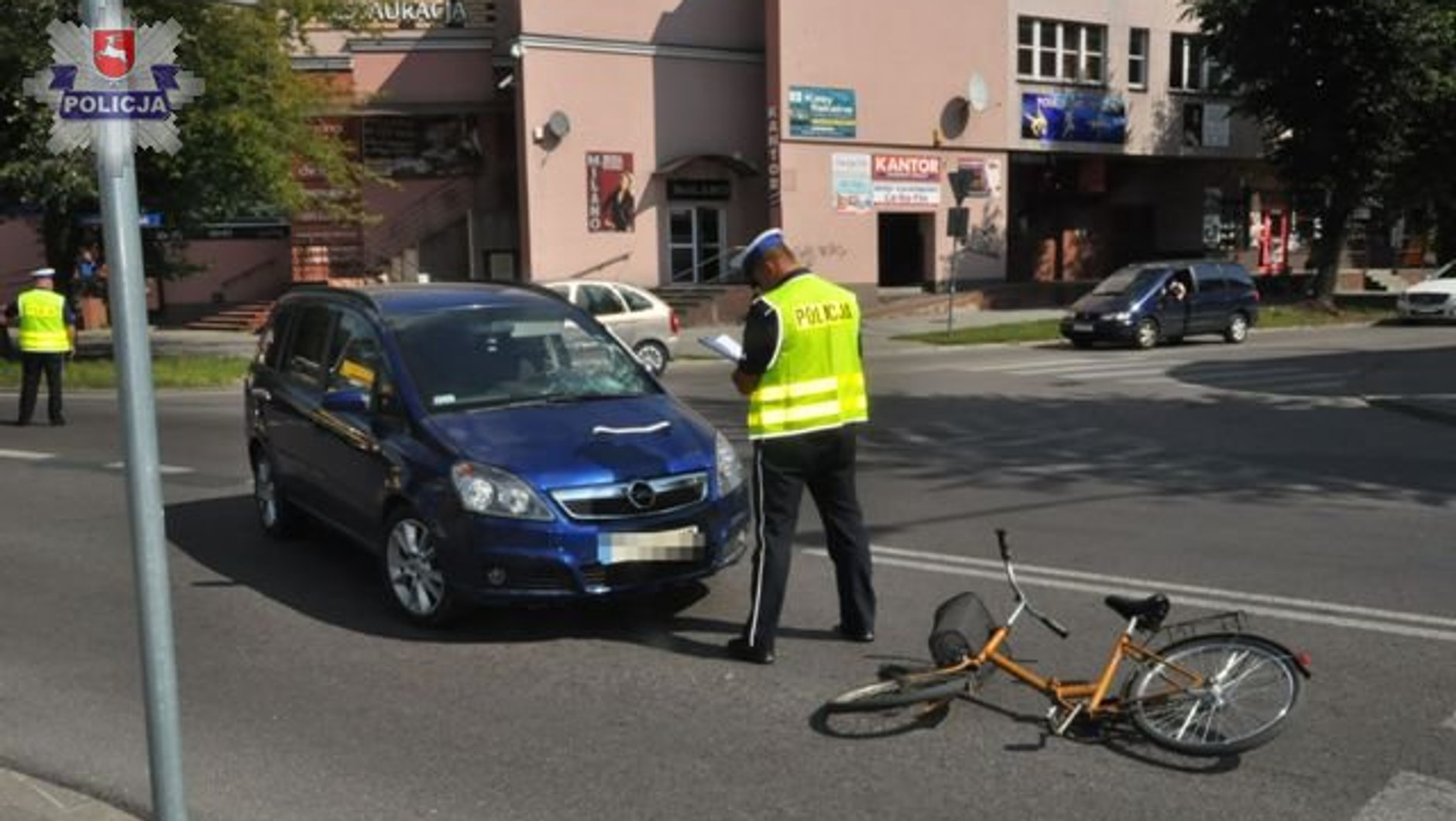Nie ustąpił pierwszeństwa rowerzyście - groźny wypadek