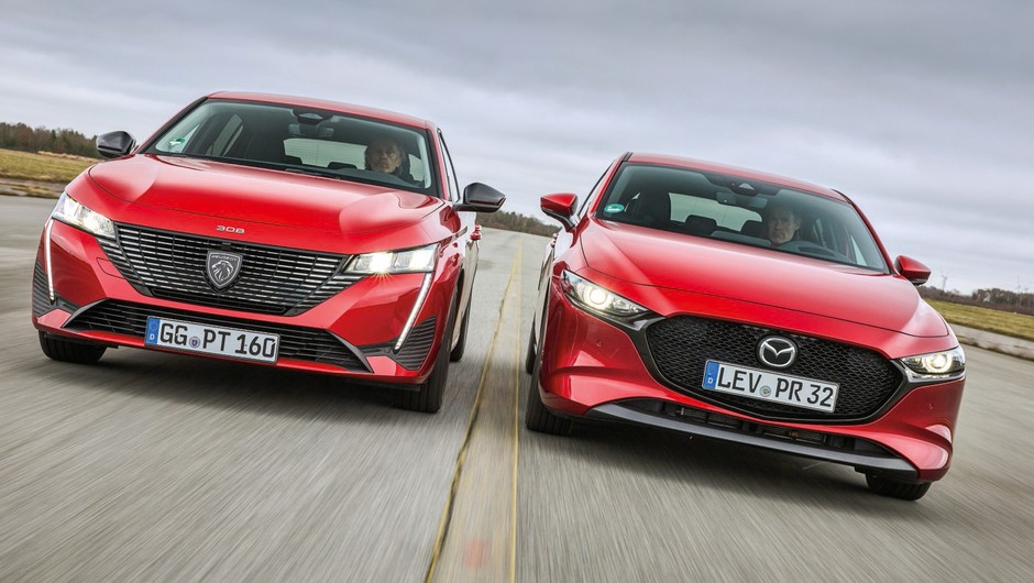 Mazda 3 kontra Peugeot 308 - porównanie