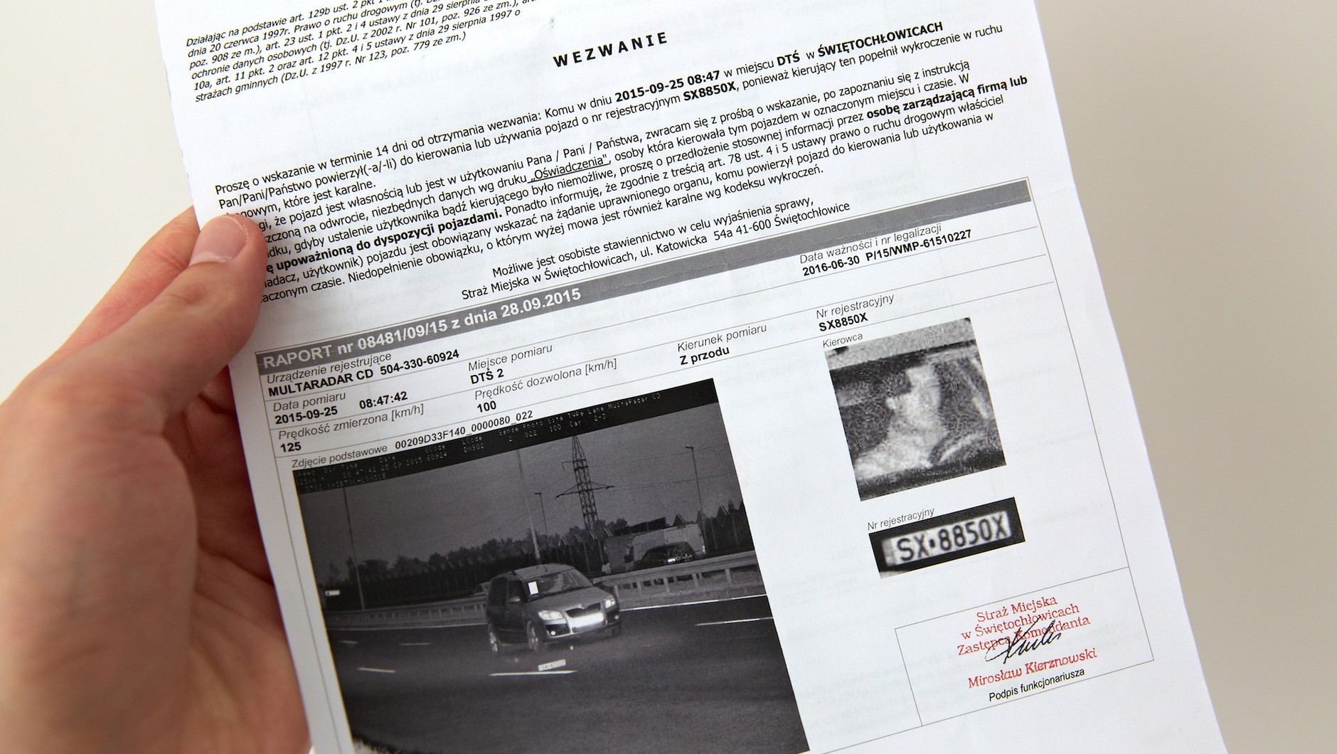 Koniec 2015 roku – ostatnie wezwania i mandaty od straży miejskich
