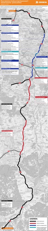 Rozbudowa i budowa S1 Pyrzowice - Zwardoń - stan przygotowań i realizacji na październik 2025 r.