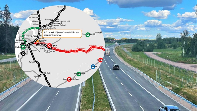 Droga S10 pod Szczecinem