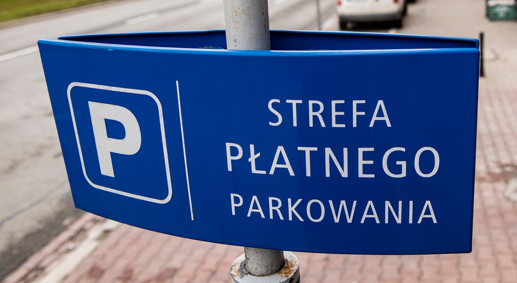 Strefa płatnego parkowania w Warszawie