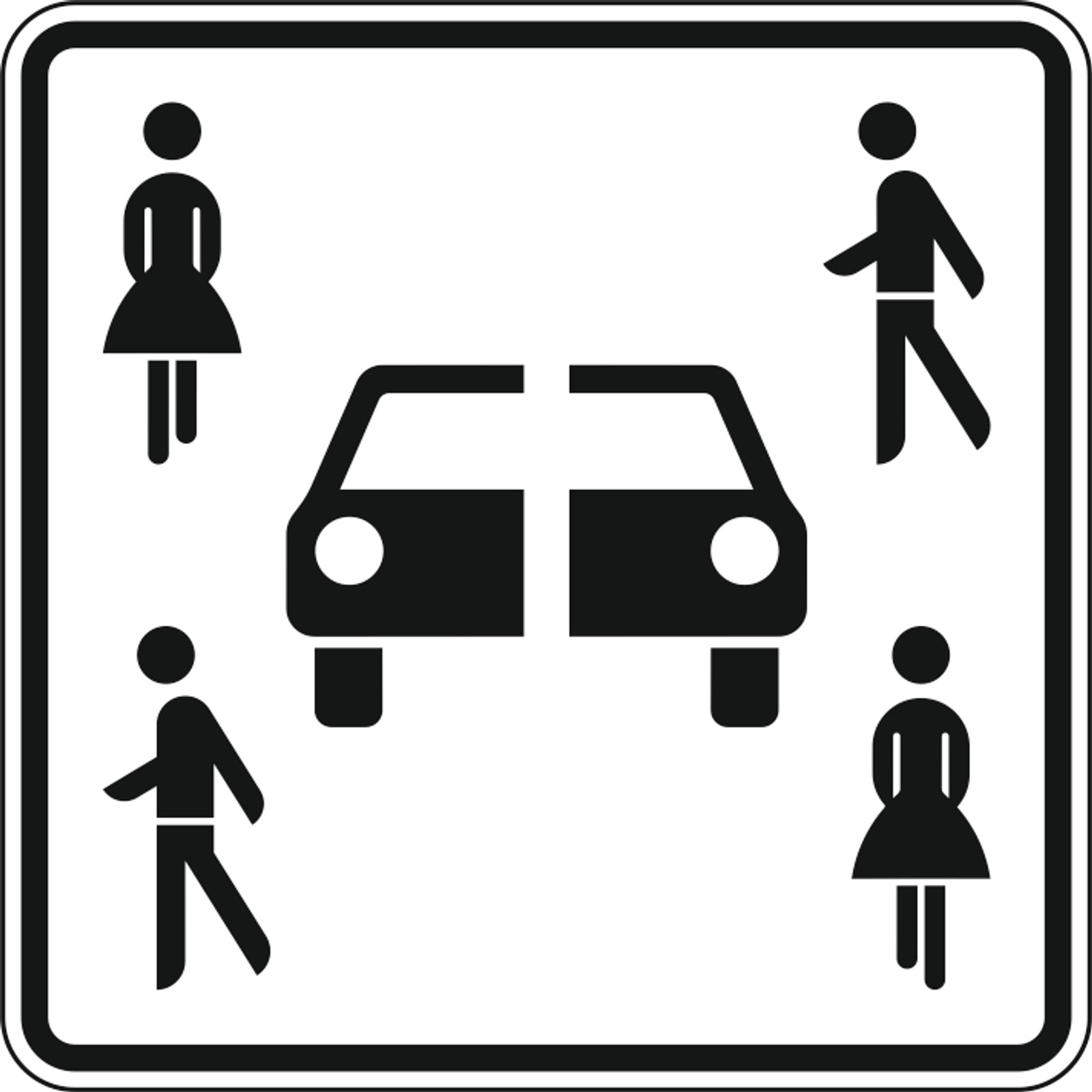 Znak Z1010-70 - samochód carsharingowy