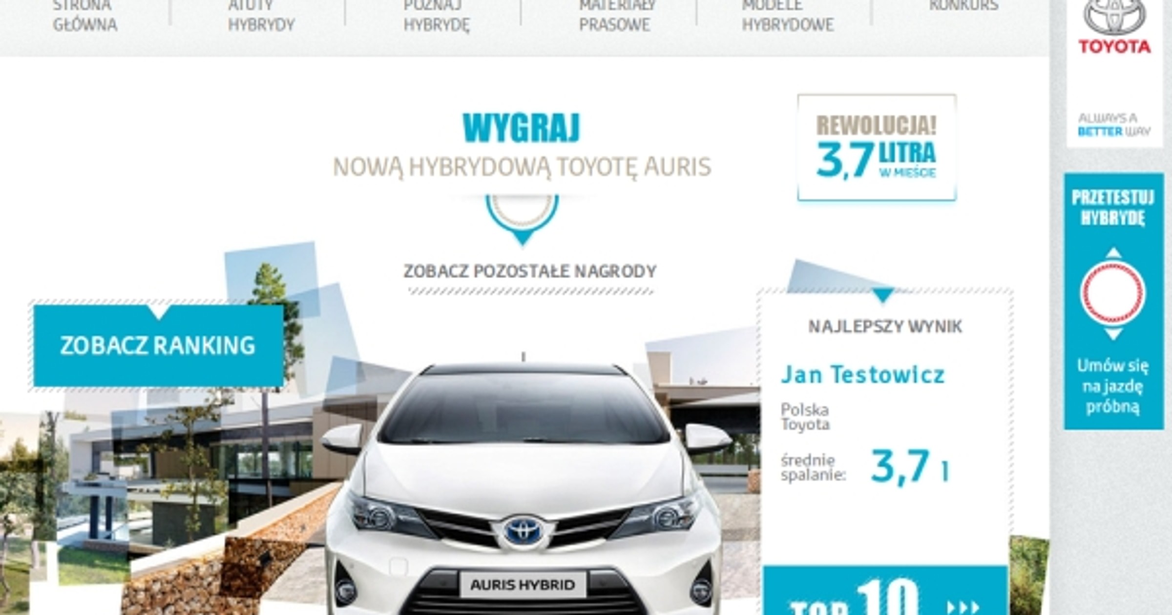 Toyota - konkurs