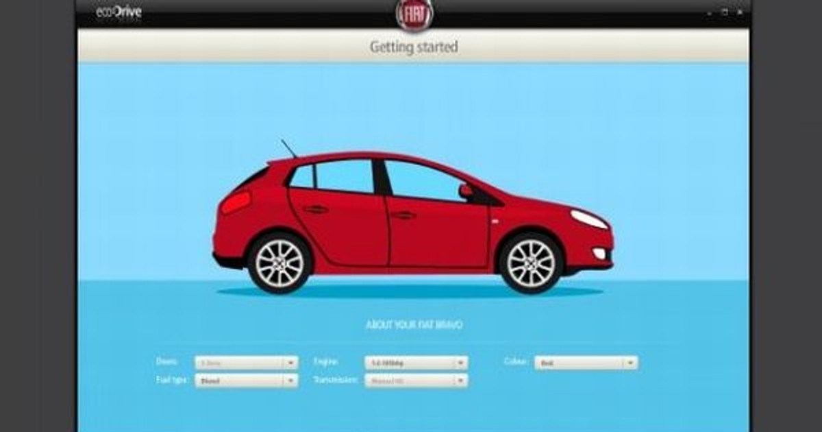 Panel sterowania programu eco:Drive