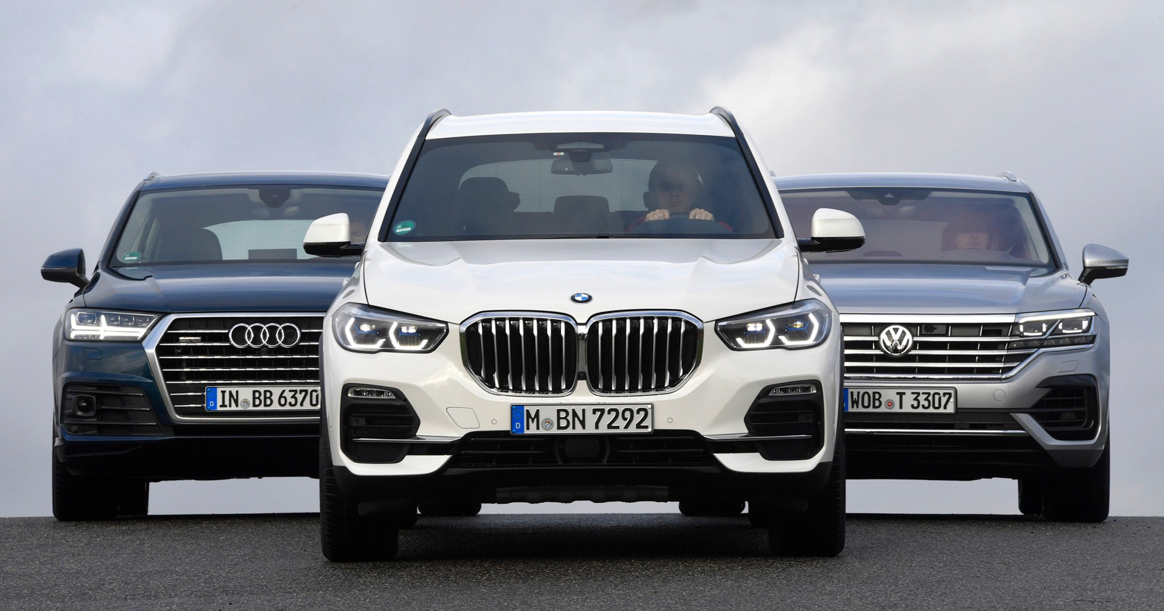Audi Q7, BMW X5, VW Touareg
