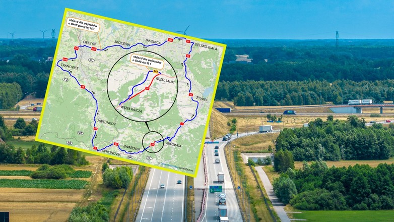 Zamknięcie tunelu w Lalikach w ciągu drogi ekspresowej S1