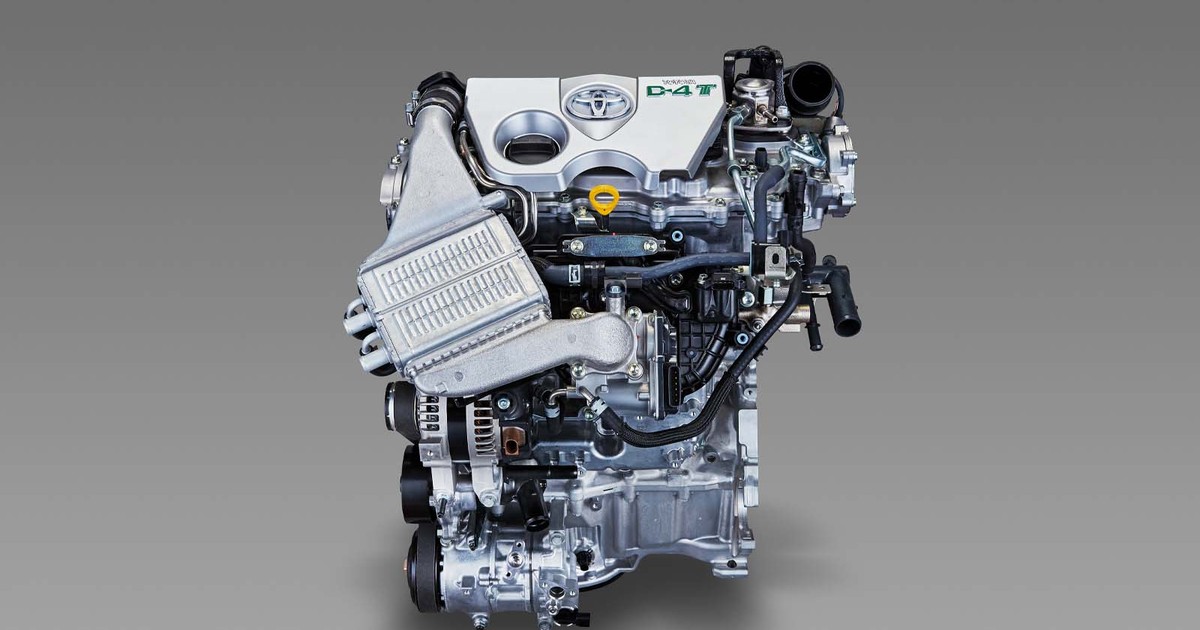 Silnik 1.2 turbo Toyoty ma 4 cylindry, wtrysk bezpośredni i doładowanie. To dobra jednostka podstawowa.