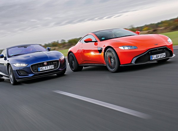 Aston Martin Vantage i Jaguar F-Type – angielskie rakiety