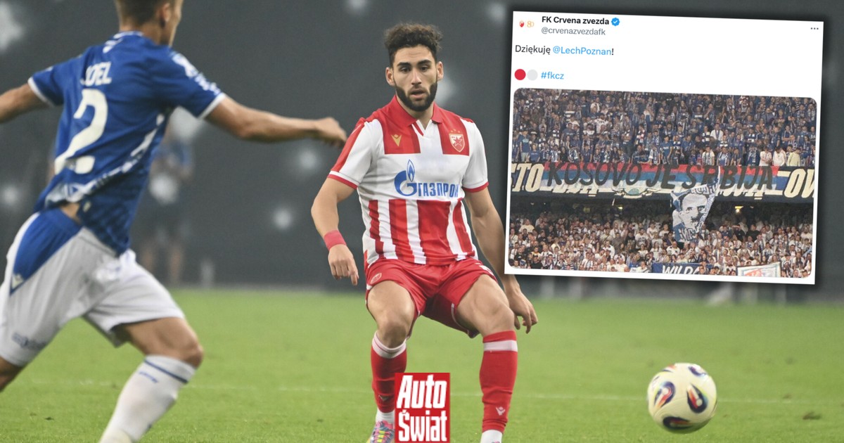 Gest kibiców Lecha Poznań zachwycił Serbów. Tak o nim piszą
