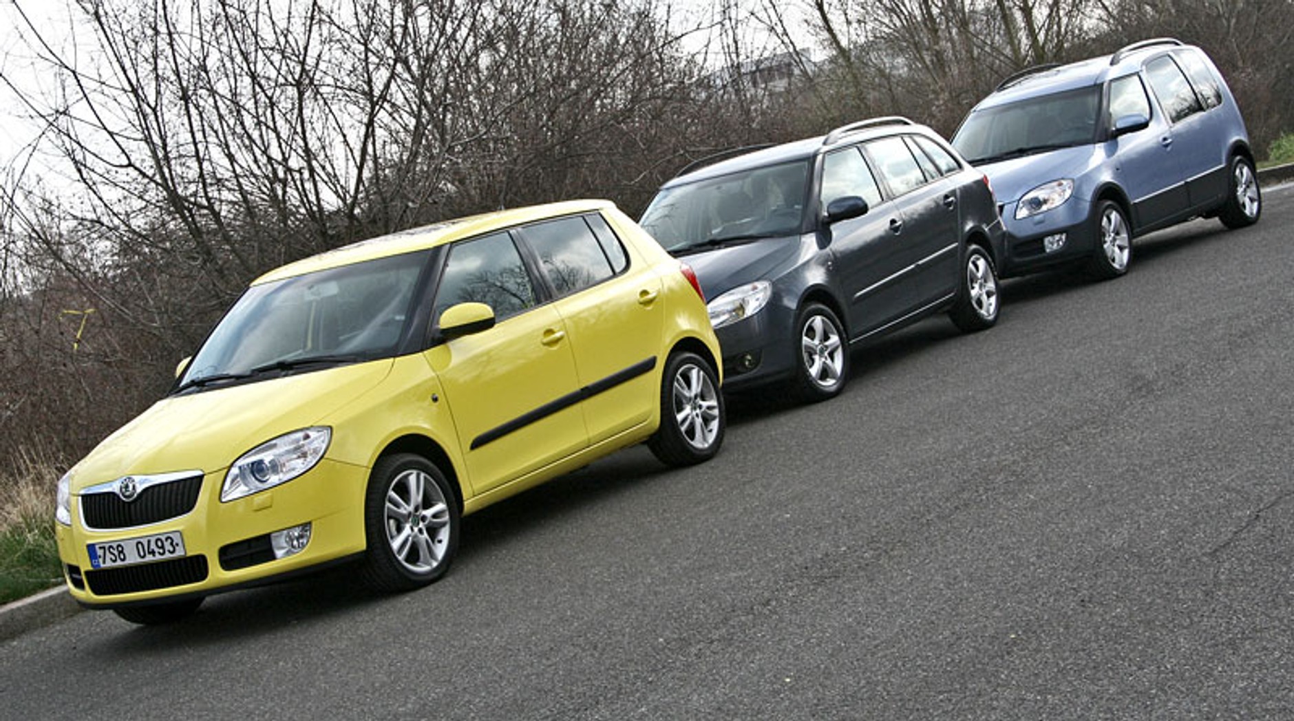 Škoda Fabia vs. Fabia Combi vs. Roomster – braterski pojedynek