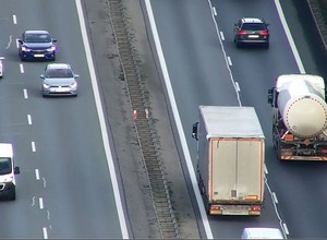 Kary z powietrza: ITD i policja używają dronów do kontroli TIR-ów