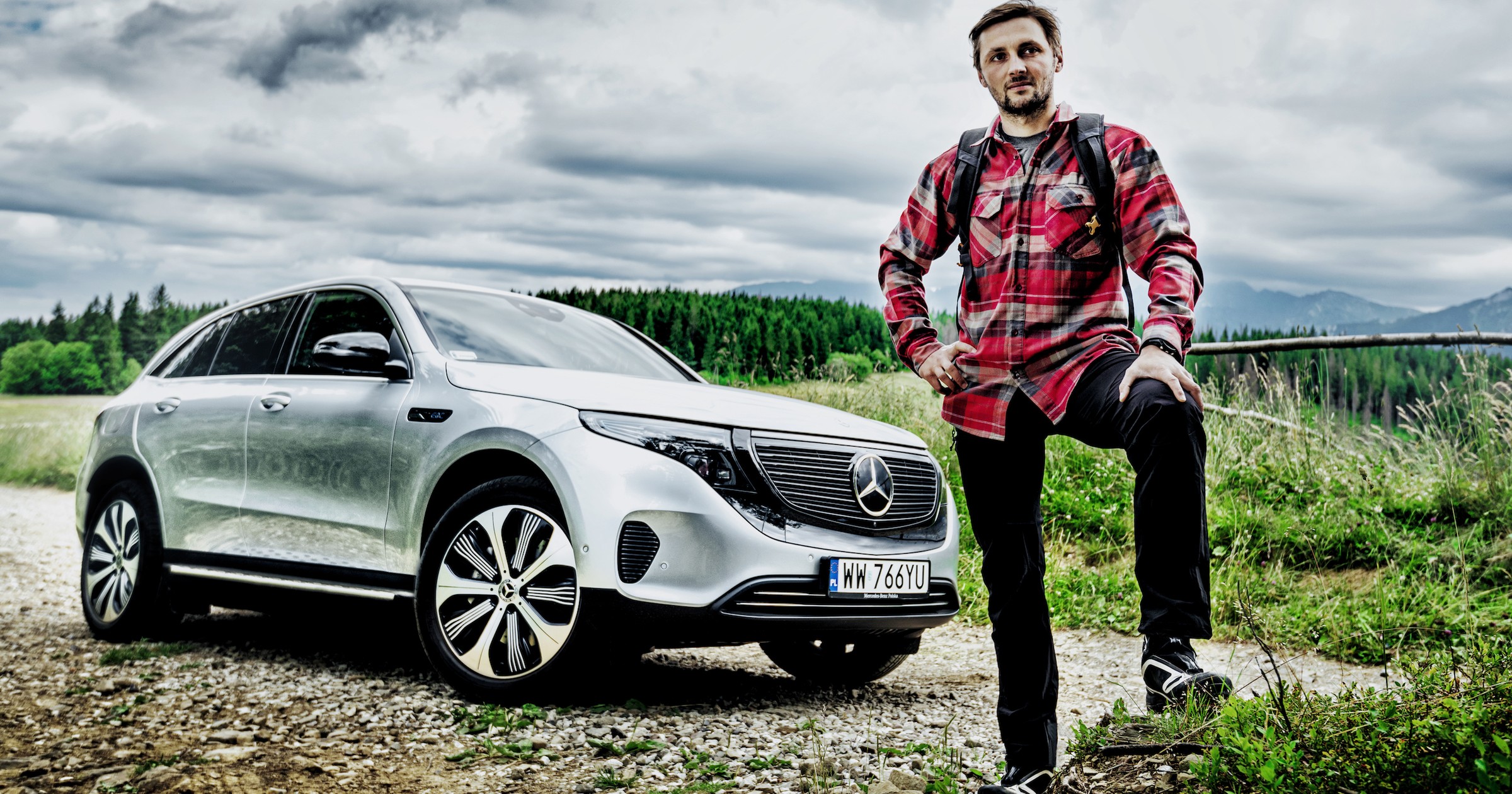 Andrzej Bargiel ambasadorem Mercedesa EQC