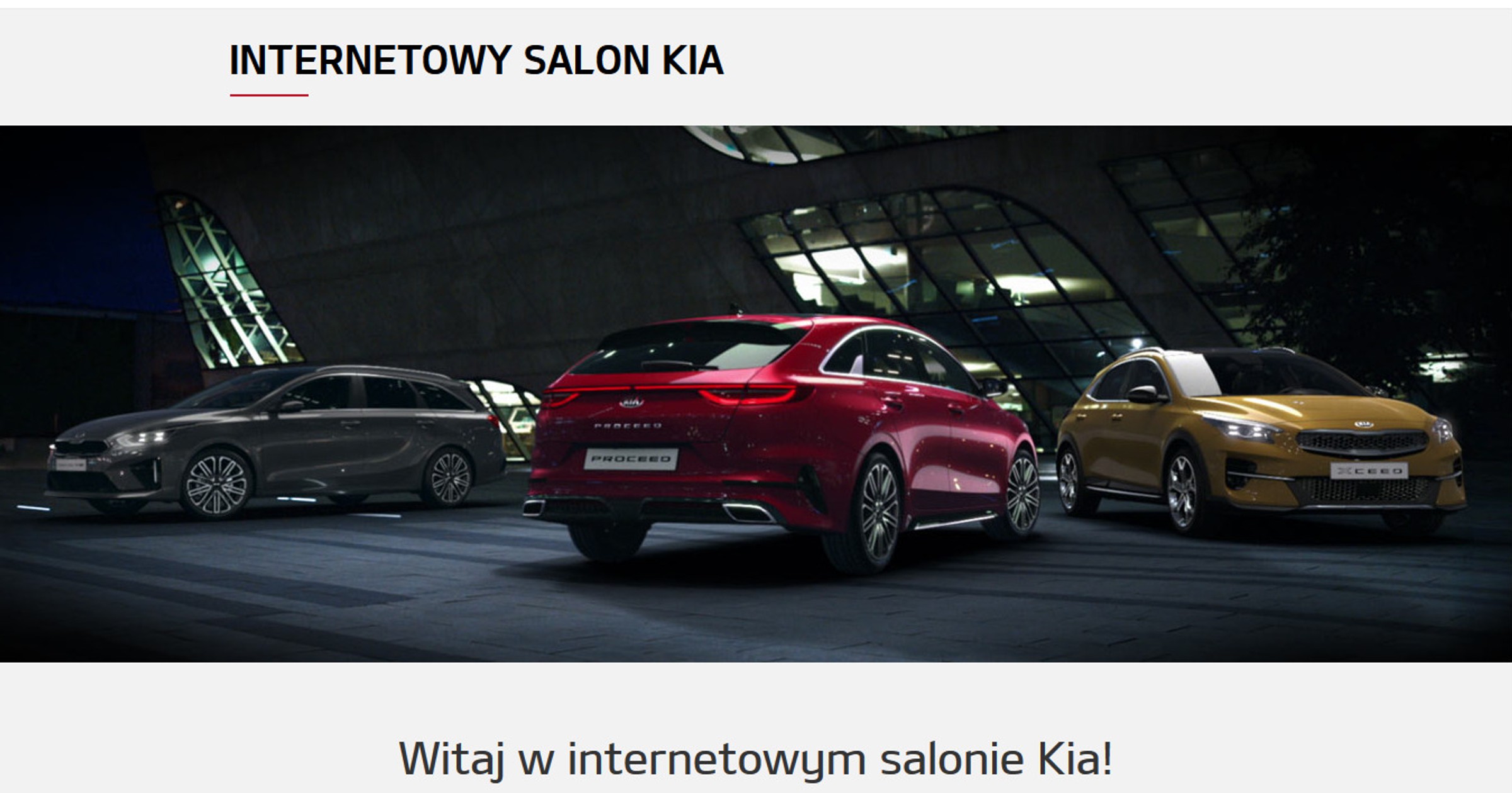 Salon internetowy Kia