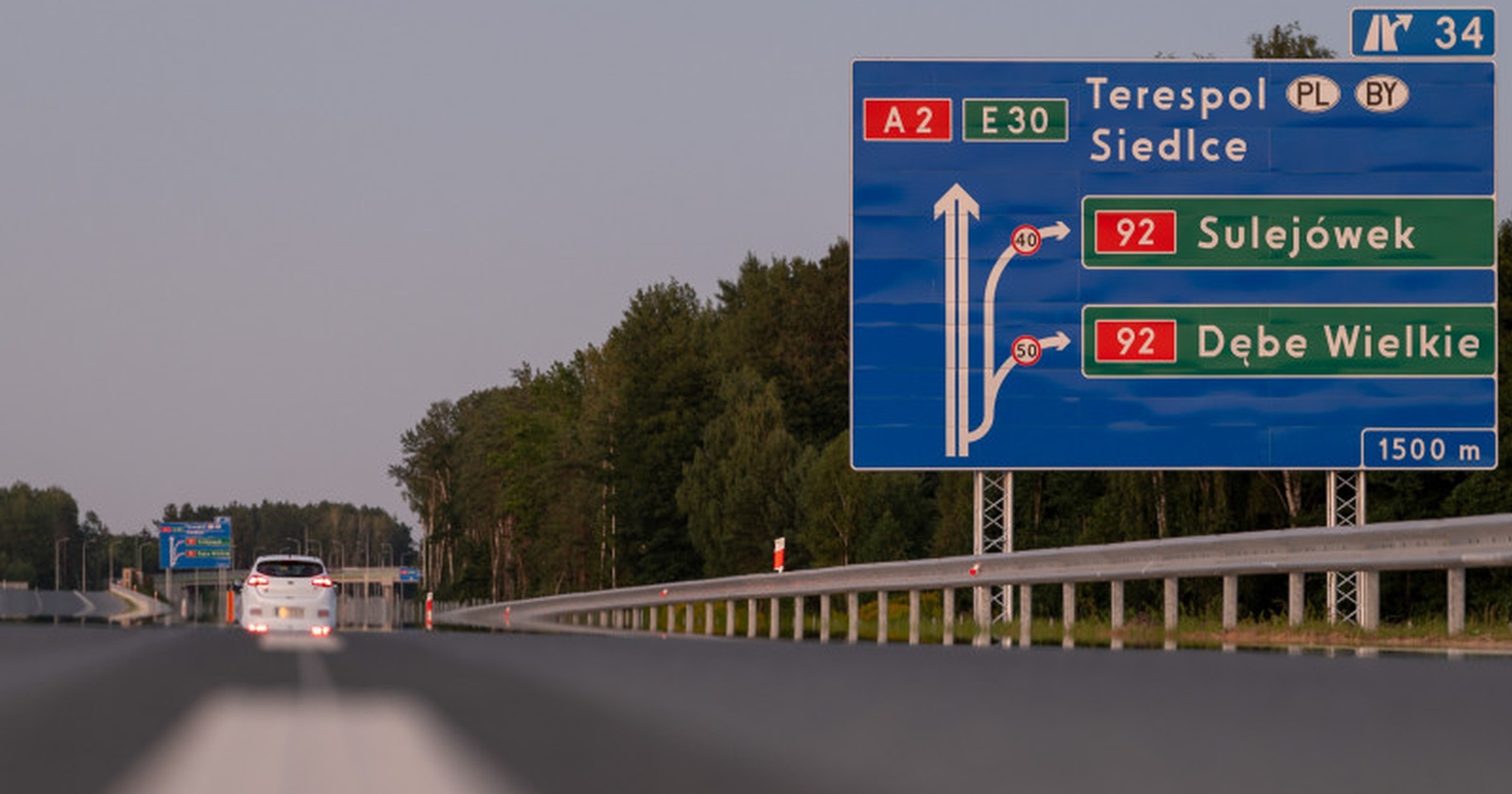 29 sierpnia autostrada A2 wydłuży się o 10 km na wschód