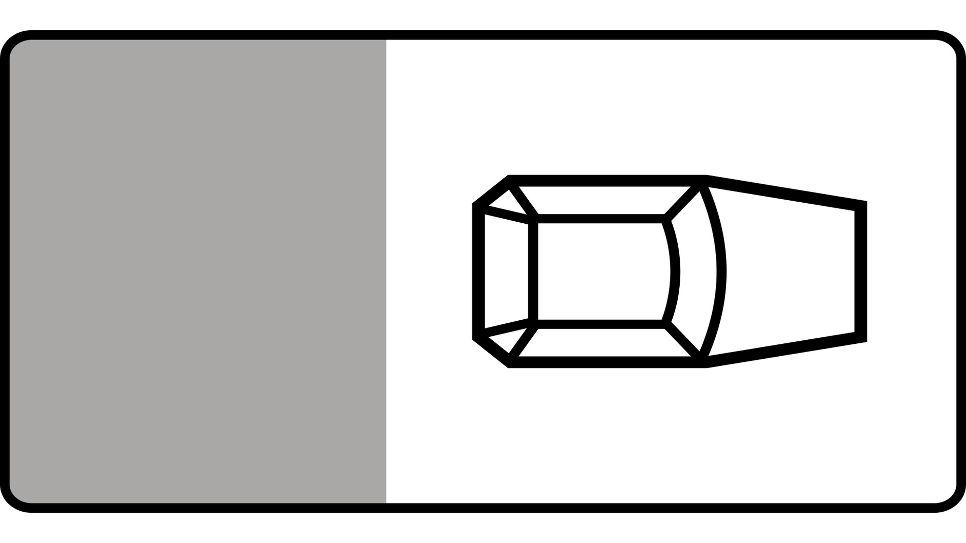 Tabliczka T-30b, która wskazuje postój całego pojazdu na chodniku (białe pole) prostopadle do krawężnika