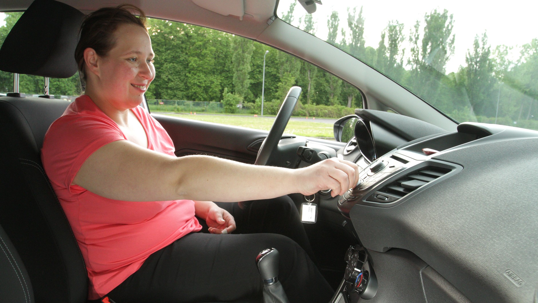 Joanna: Fiesta to fajne auto, które szybko się rozpędza. Początkowo nie mogłam wyczuć sprzęgła, ale z czasem przestało to być problemem