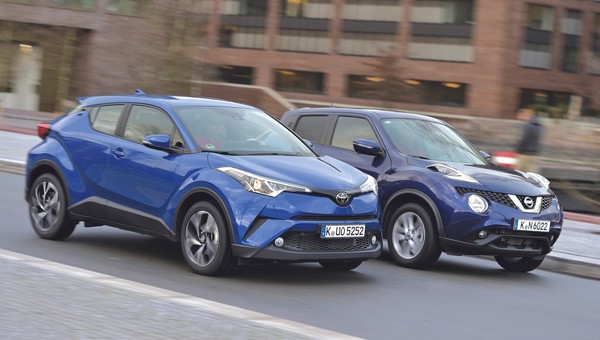Odlotowa para - Nissan Juke i Toyota C-HR