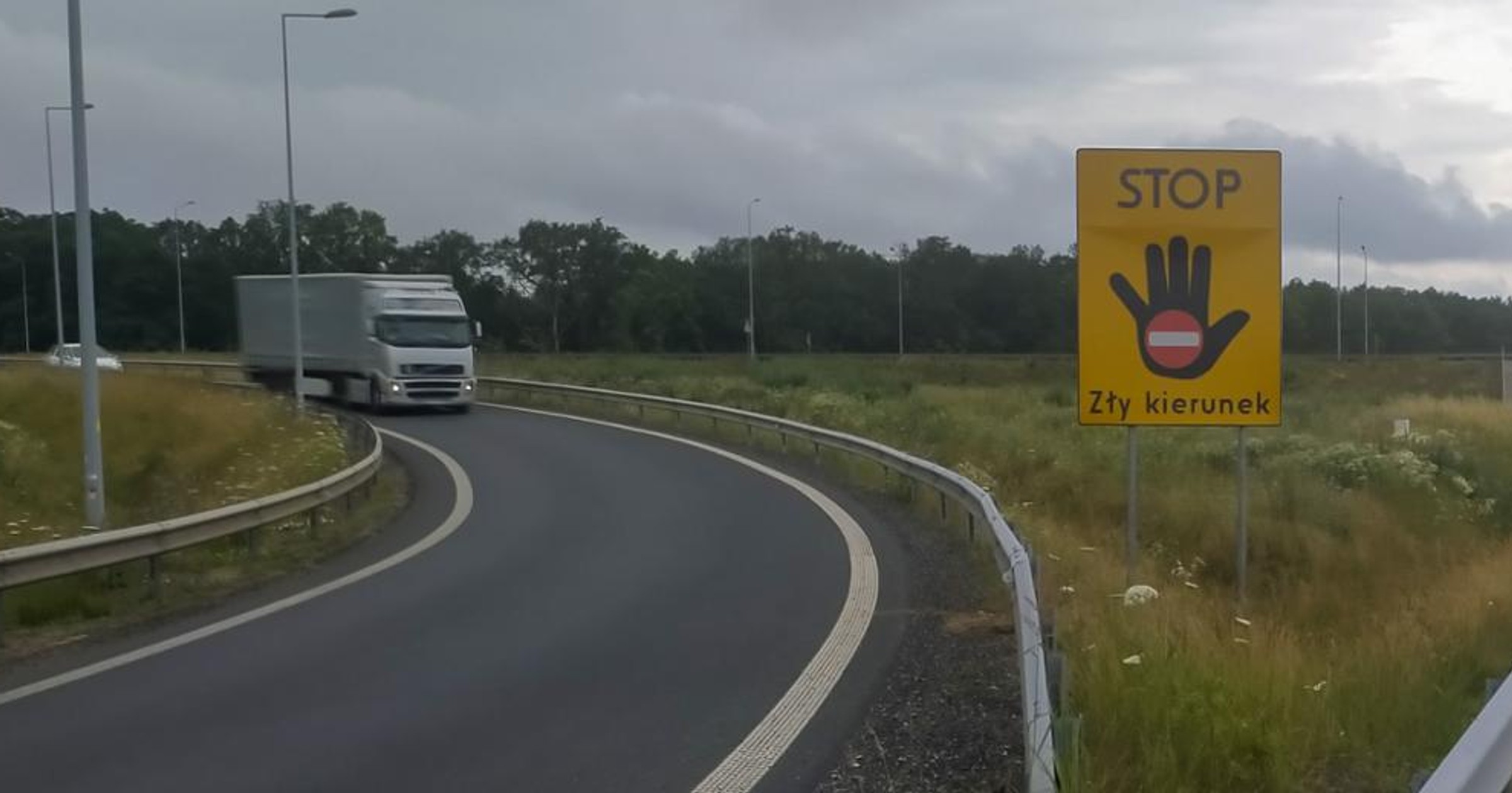 STOP Zły kierunek