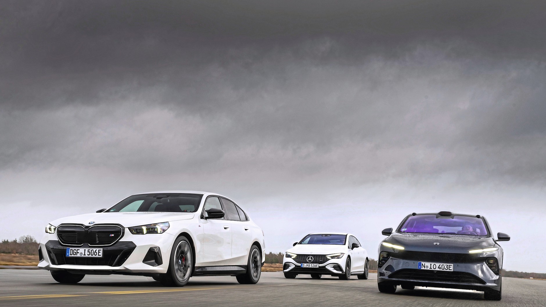 BMW i5 kontra Mercedes EQE i Nio ET7