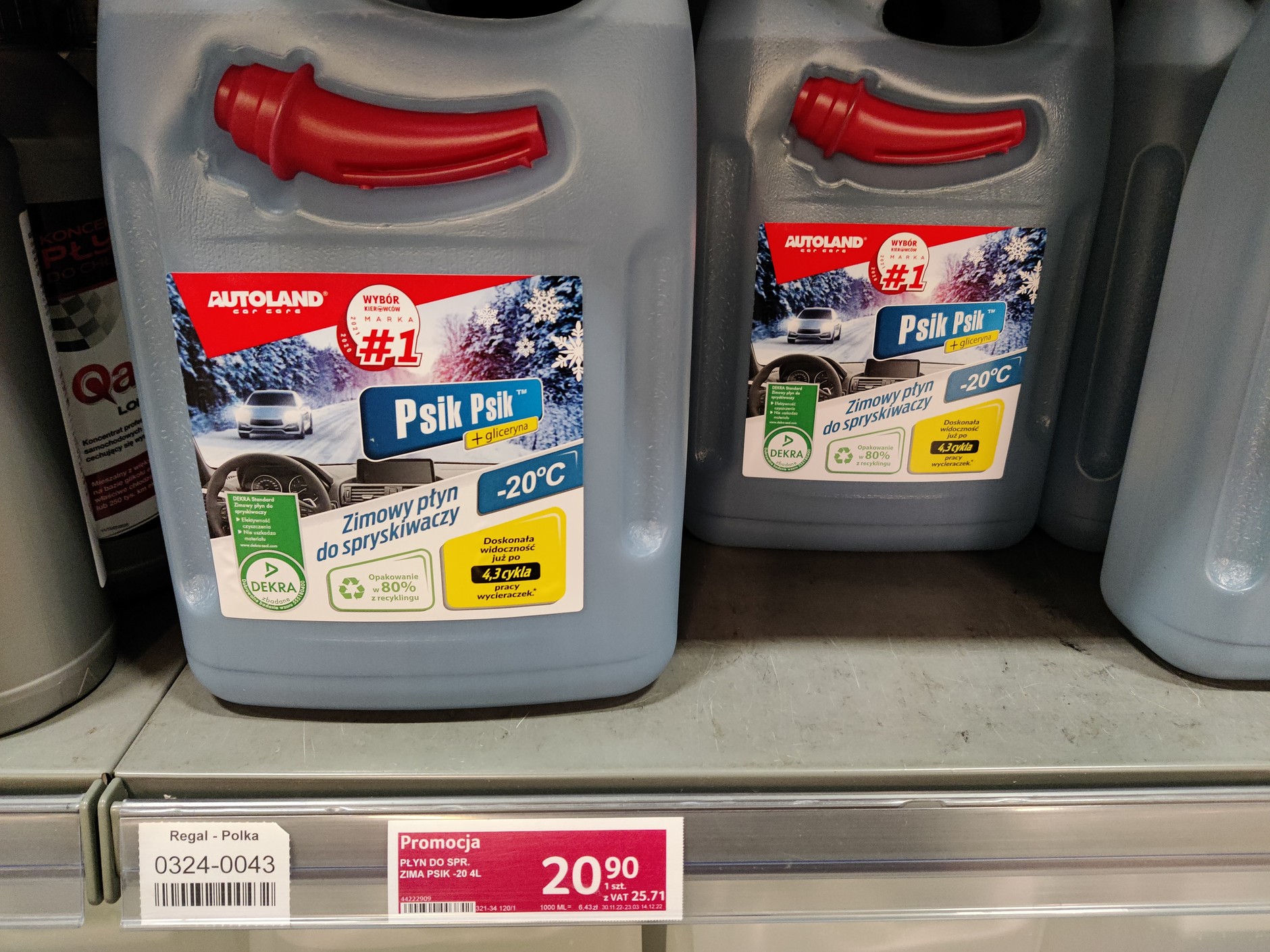 Płyn do spryskiwaczy Autoland w Selgros - 29,40 zł (promocja: 25,71 zł)