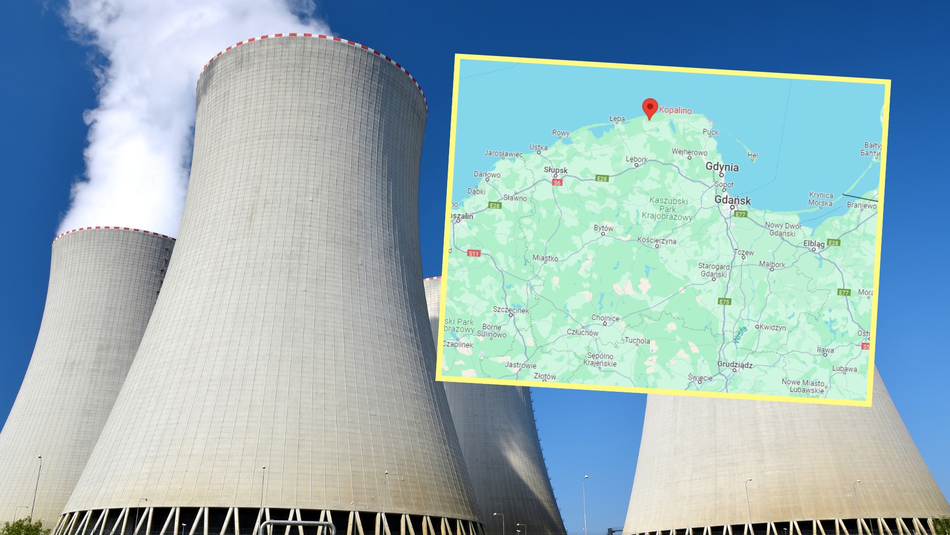 Jako lokalizację pierwszej elektrowni jądrowej w Polsce wskazano Lubiatowo-Kopalino
