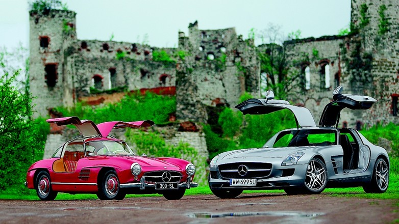 Mercedes SLS wczoraj i dziś: dwa wcielenia skrzydlaka, to lepsze niż latanie