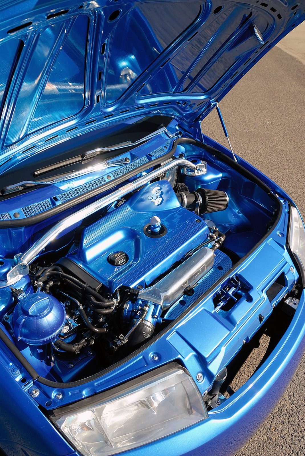 Garaż tunera: Škoda Fabia 1,8 Turbo – smerfny hatchback