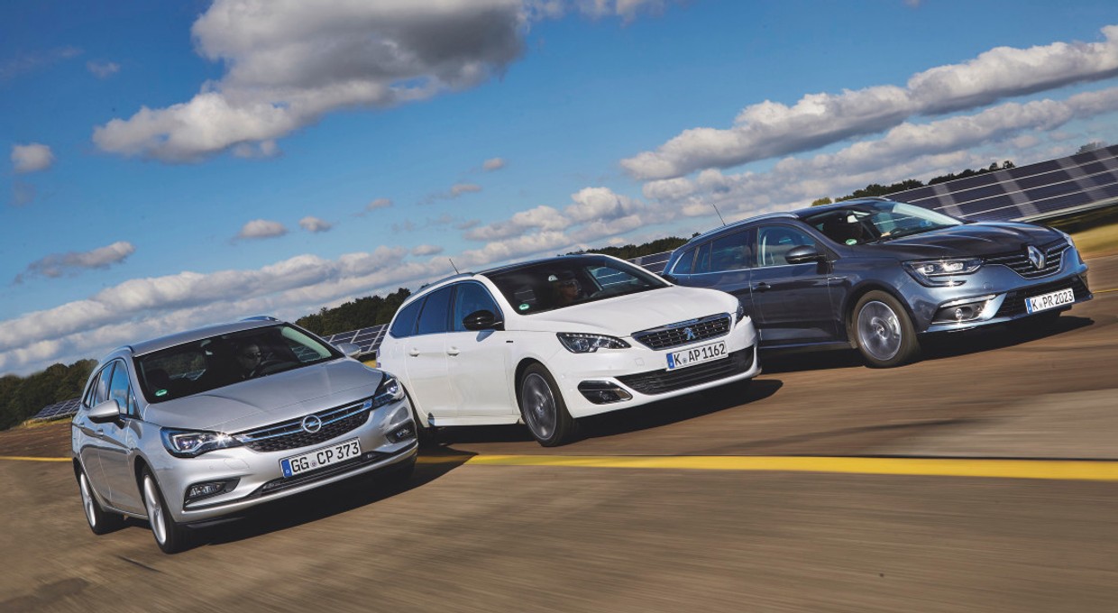 Nowe Renault Megane Grandtour kontra Opel Astra i Peugeot 308