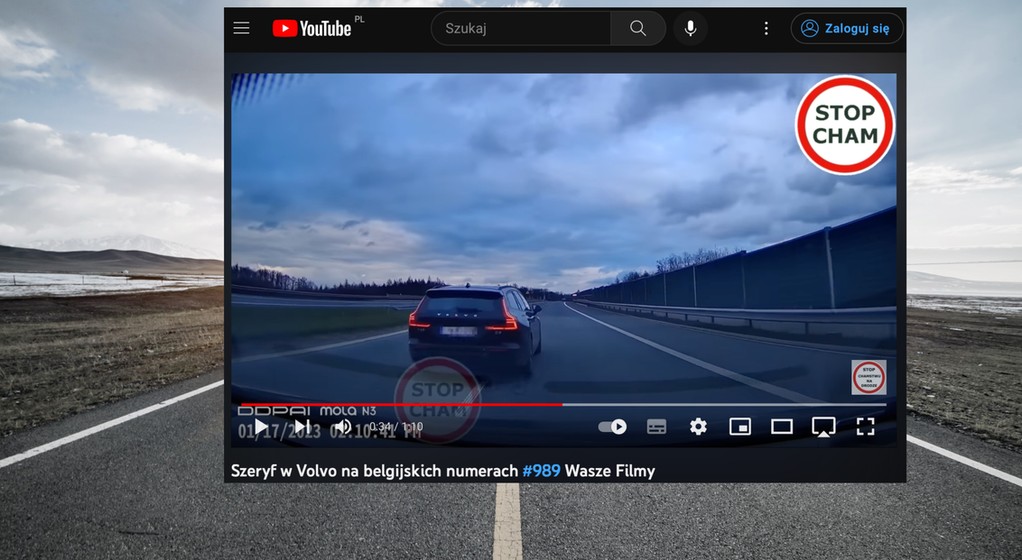 Na drodze ekspresowej S5 doszło do niebezpiecznej sytuacji z udziałem kierowcy Volvo na belgijskich numerach rejestracyjnych