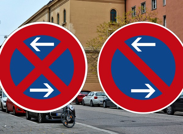 Znak drogowy z pułapkami. Co naprawdę oznaczają białe strzałki na zakazie zatrzymywania się?