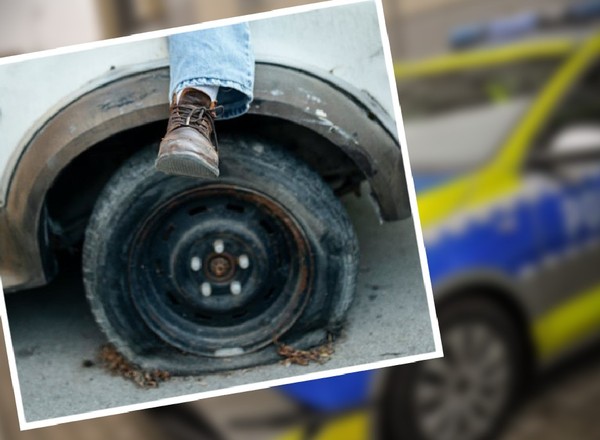 Policjanci z Przasnysza zobaczyli ciężarówkę z "gumą". Kierowcy grozi pięć lat
