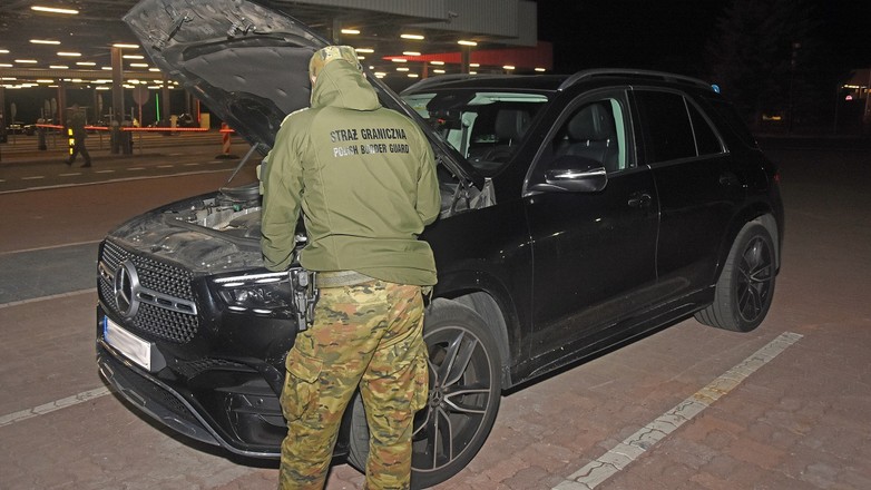 Mercedes-Benz GLE odzyskany przez Straż Graniczną