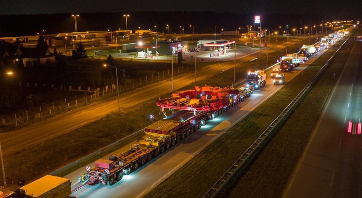 "Bestia" przejedzie przez kolejne miasto. Transport maszyny TBM pojawi się w Rzeszowie