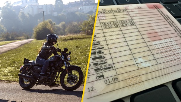 Prawo jazdy kat. B. Możesz jechać motocyklem, ale nie każdym! Sprawdź pojemność i moc