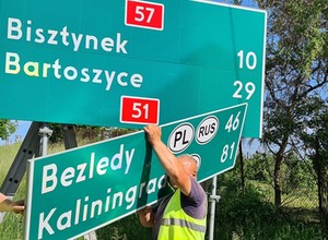 Rosyjska nazwa znika ze znaków drogowych