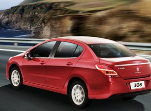 Peugeot 308 sedan dla Chin