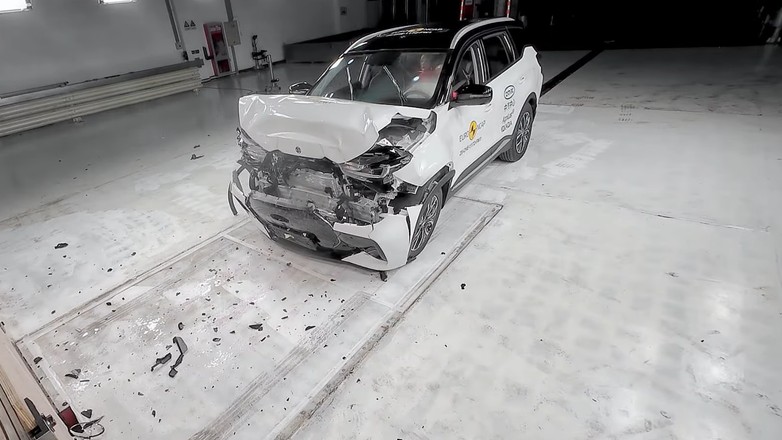 Chery Tiggo 7 - test zderzeniowy