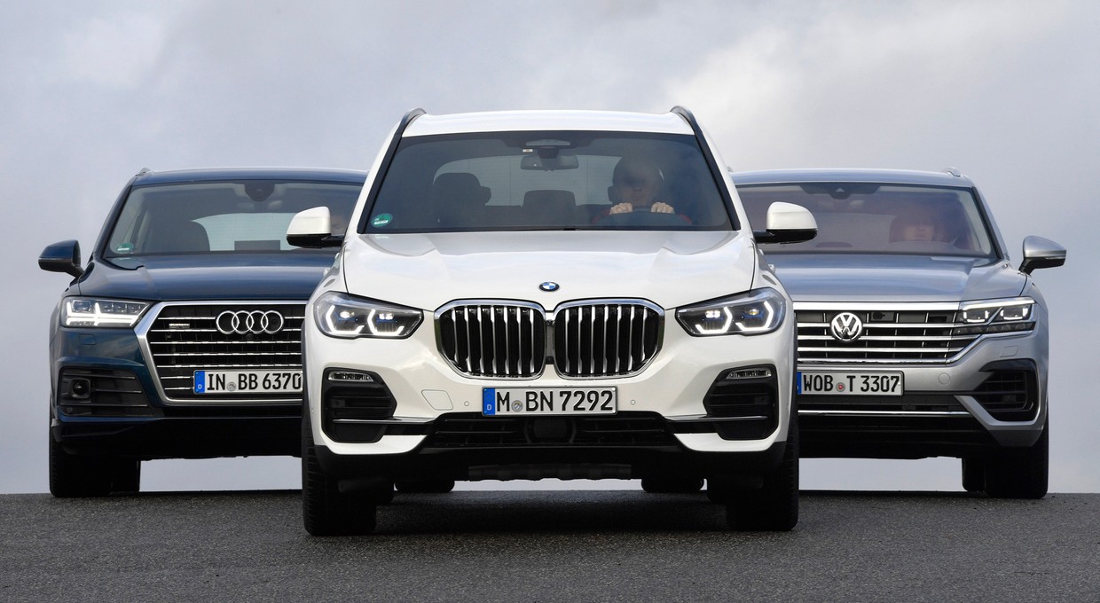 SUV-y z ekstraklasy: Audi Q7, BMW X5 i VW Touareg