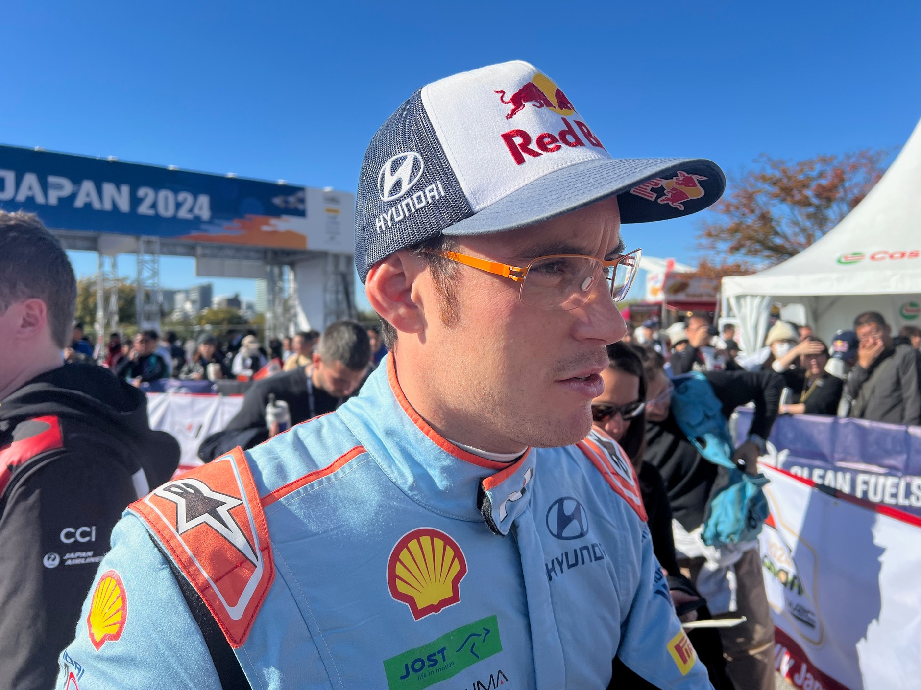 Thierry Neuville wie, że podczas Rajdu Japonii musi "jedynie" wykonać swoją pracę